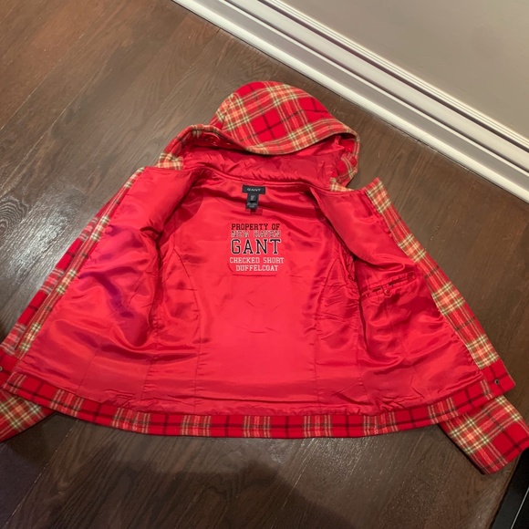 GANT ladies plaid wool jacket - Picture 9 of 11